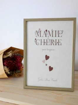 Nos jolis affiches « Mamie pour toujours »